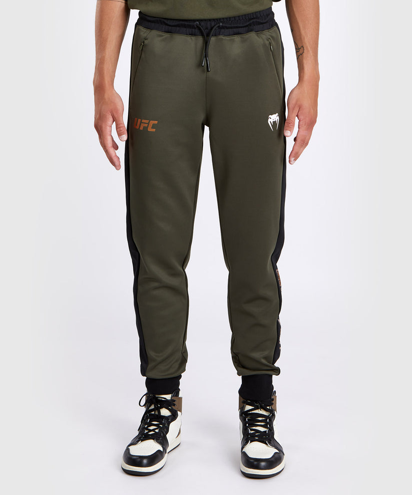 Venum UFC Adrenaline Fight Week Mens Performance Jogging Pants Khaki Bronze price