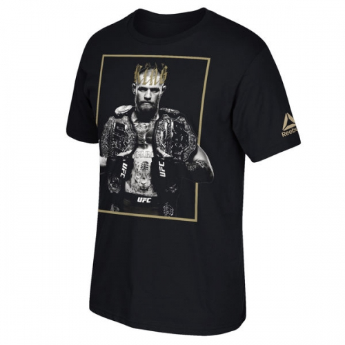 Футболка Reebok UFC Conor McGregor UFC 205 King Photo T-Shirt Black купить