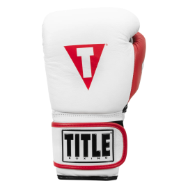 Снарядні рукавиці Title Boxing Gel World V2T Bag Gloves White Red Black, Фото № 4