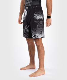 Шорты для MMA Venum Gorilla Jungle Fightshort Black White цена