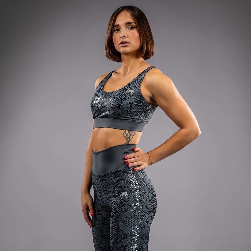 Спортивне бра Venum Amazonia Women’s Sports Bra Dark Grey купити