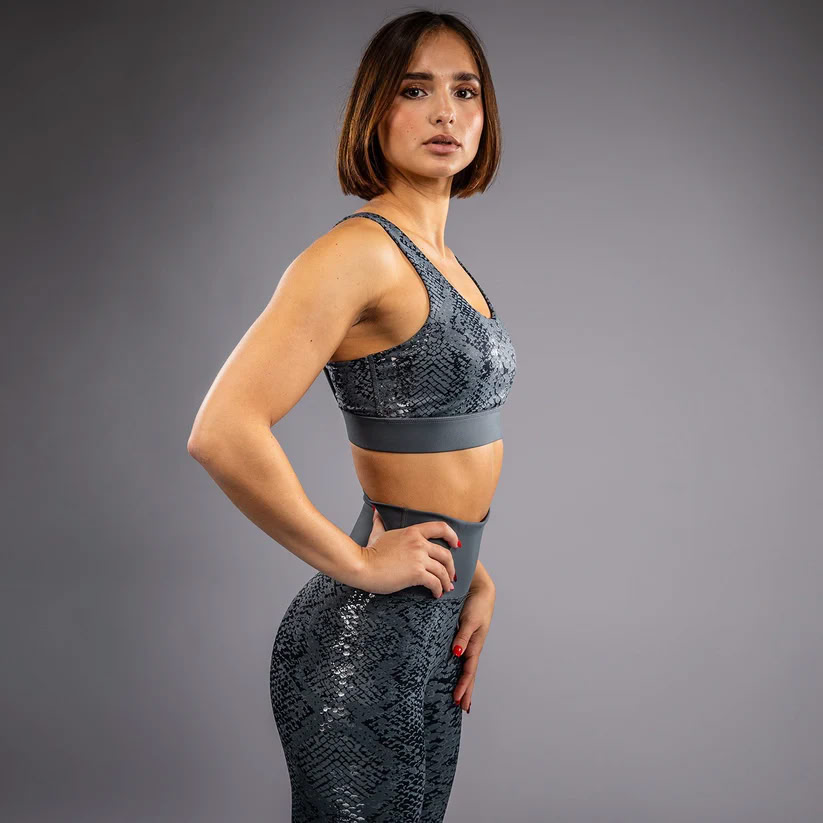 Спортивне бра Venum Amazonia Women’s Sports Bra Dark Grey ціна