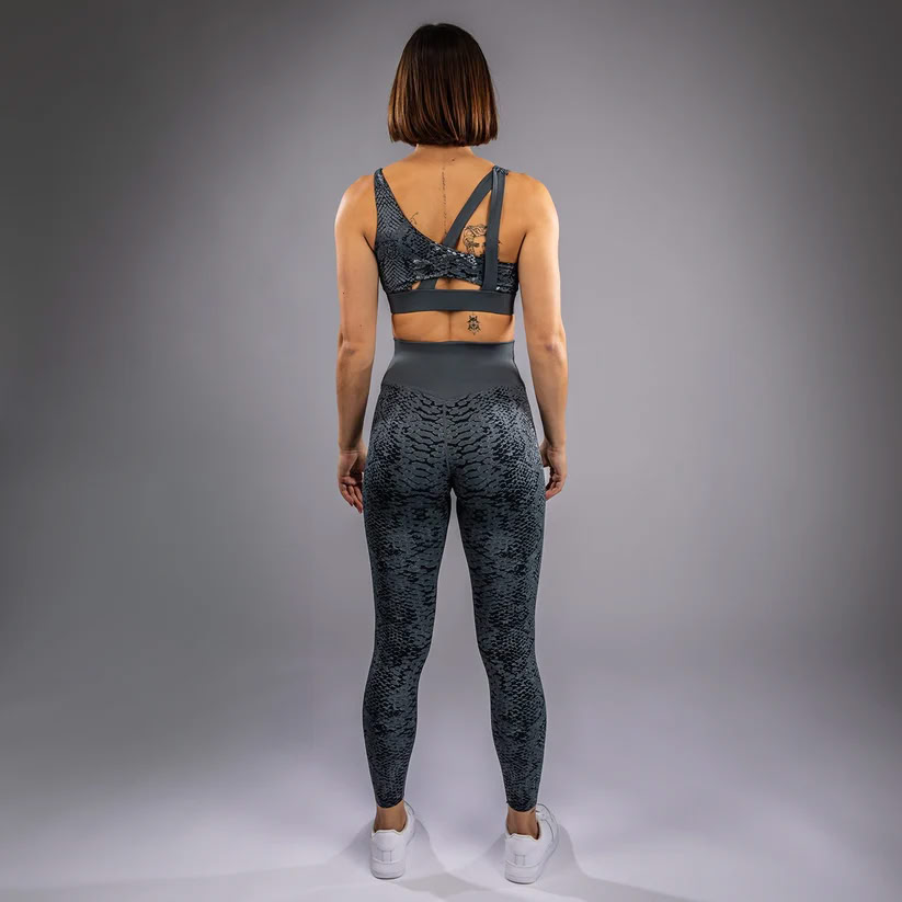 Спортивне бра Venum Amazonia Women’s Sports Bra Dark Grey фото