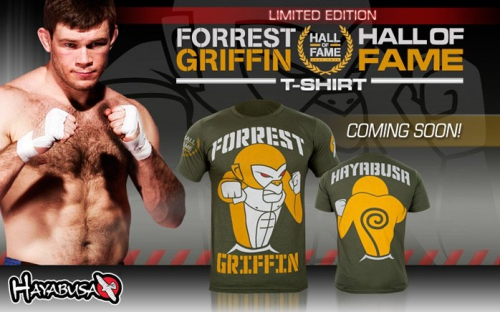 Hayabusa Forrest Griffin Hall of Fame T-shirt - Green photo