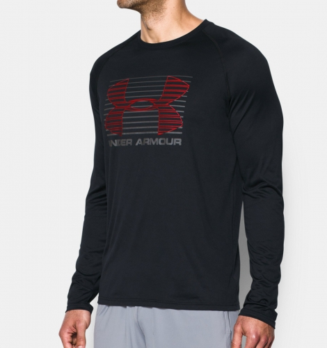 Лонгслив Under Armour Tech™ Rise Up Long Sleeve T-Shirt Black купить