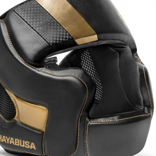 Hayabusa T3 MMA Headgear Black Gold helmet price