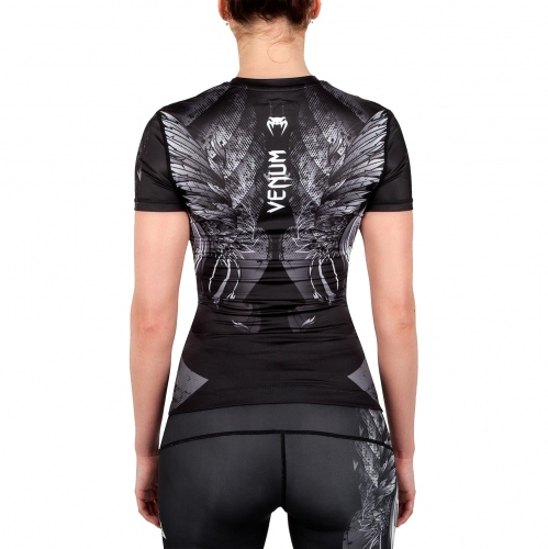 Женский рашгард Venum Phoenix Rashguard Short Black купити