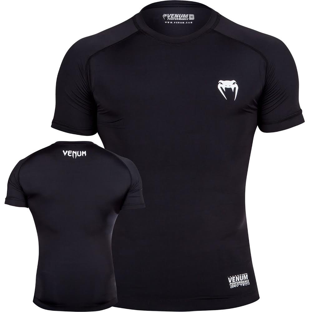 Компрессионная футболка Venum Contender 2.0 Compression Short Sleeves Black