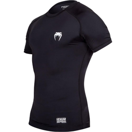 Компрессионная футболка Venum Contender 2.0 Compression Short Sleeves Black, Фото № 2