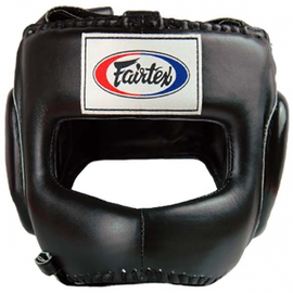 Боксерский шлем Fairtex HG4 Full Face Headgear Black, Фото № 2