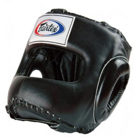 Боксерский шлем Fairtex HG4 Full Face Headgear Black, Фото № 3