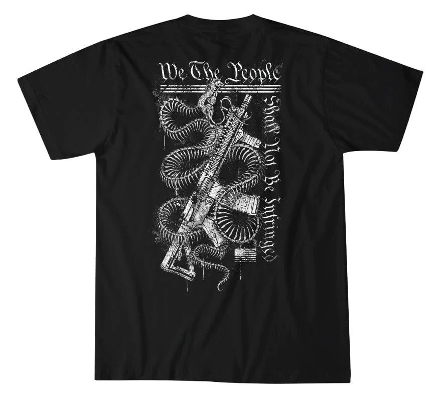Футболка Howitzer Bone Snake Tee Black