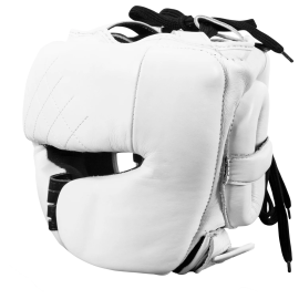 Боксерский шлем TITLE Boxing Ko-Vert Headgear White, Фото № 4