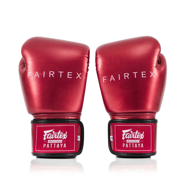 Боксерские перчатки Fairtex BGV22 Metallic Red купить
