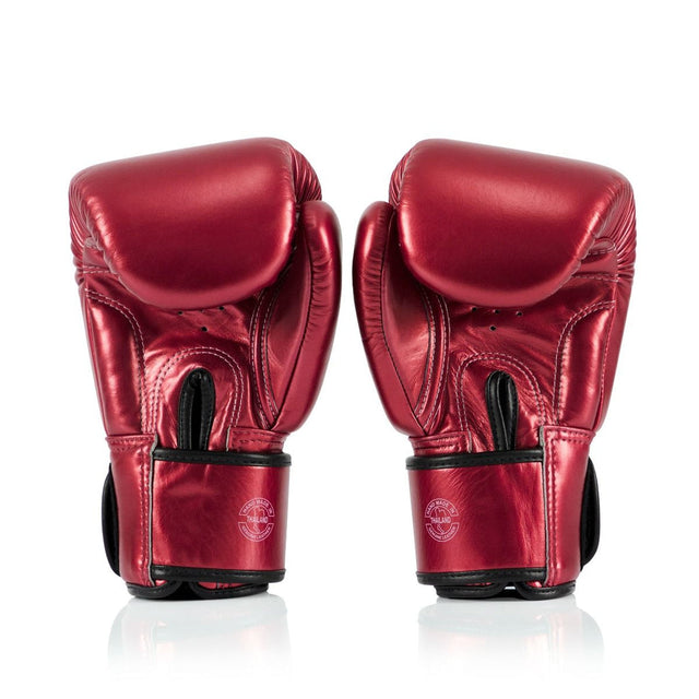 Боксерские перчатки Fairtex BGV22 Metallic Red цена