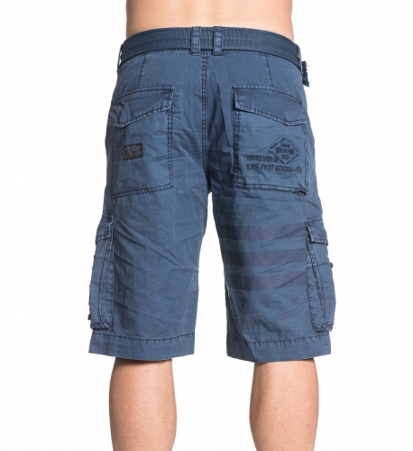 Шорти Affliction Norris Cargo Short Marine Blue ціна