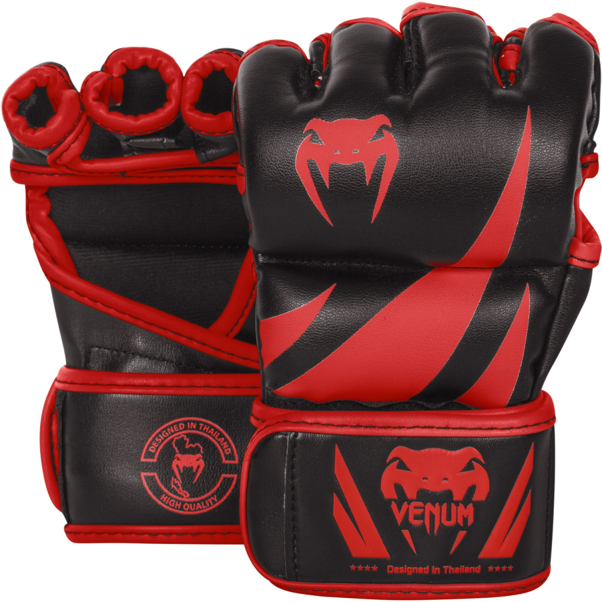 Рукавички для MMA Venum Challenger MMA Gloves Black Red