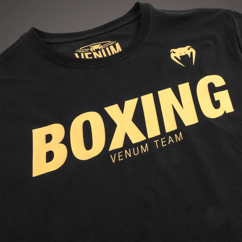 Футболка Venum Boxing VT T-shirt Black Gold оригінал