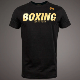 Футболка Venum Boxing VT T-shirt Black Gold