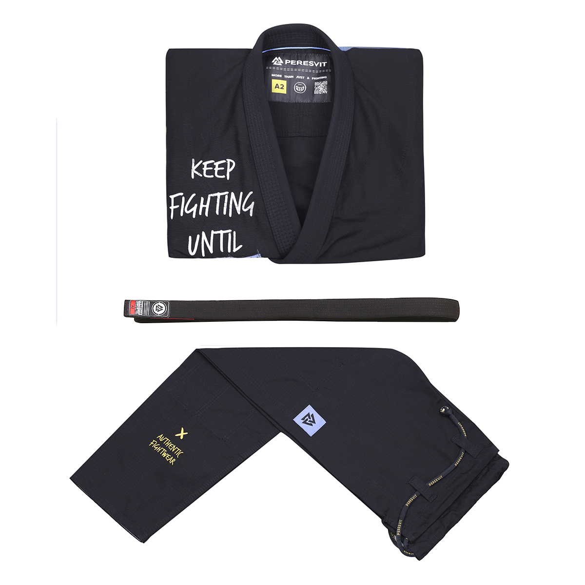 Кимоно Peresvit Keep Fighting Gi for Adults Black Харьков