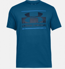 Футболка Under Armour Blocked Sportstyle Logo T-Shirt Blue, Фото № 4