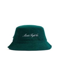 Панама MANTO Bucket Hat Italic Green