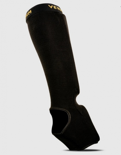 Захист гомілки Venum Kontact Shinguards Black Gold купити