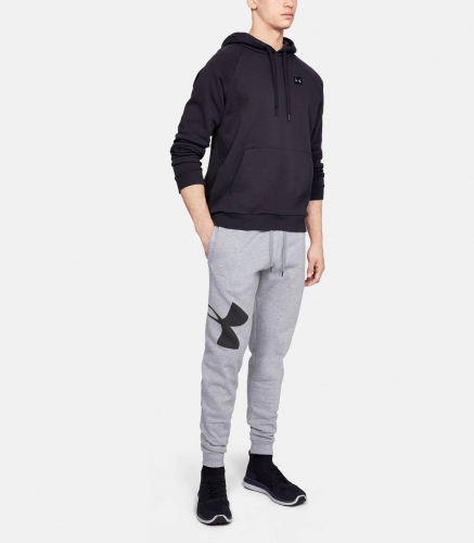 Under Armour Rival Fleece Logo Joggers Light Grey sweatpants buy