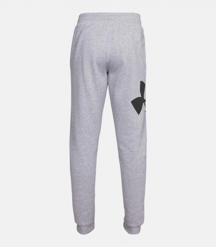 Under Armour Rival Fleece Logo Joggers Light Grey sweatpants original