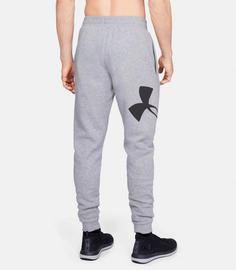 Спортивные штаны Under Armour Rival Fleece Logo Joggers Light Grey, Фото № 3