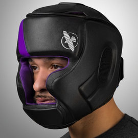 Шлем Hayabusa T3 Striking Headgear Black Purple, Фото № 6