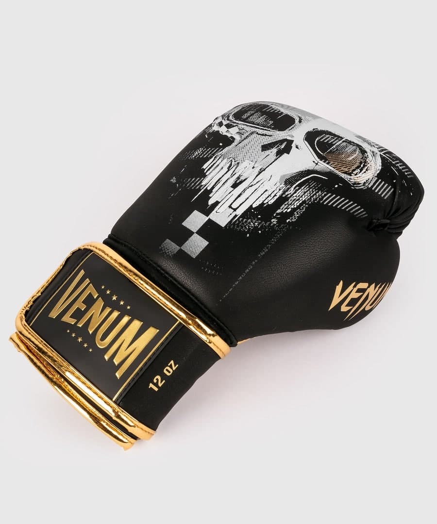 Боксерские перчатки Venum Skull Boxing Gloves Black купить