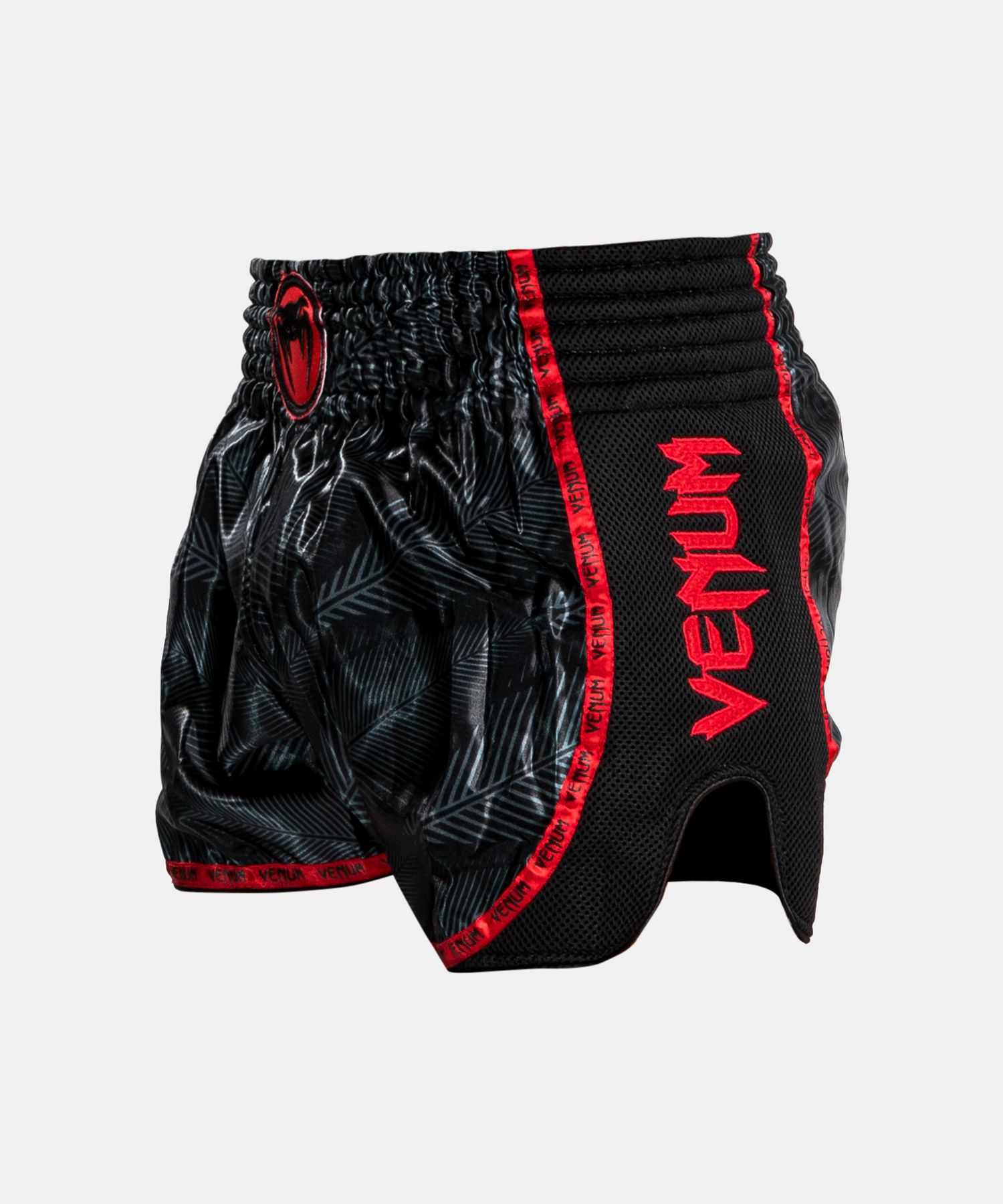 Шорты для тайского бокса Venum Phantom Muay Thai Shorts Black Red купить