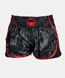 Шорты для тайского бокса Venum Phantom Muay Thai Shorts Black Red