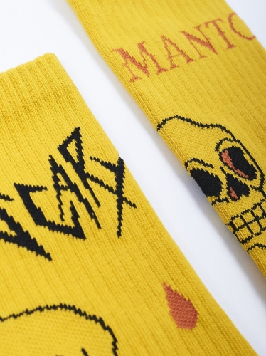 Шкарпетки MANTO Socks Skulls Yellow ціна