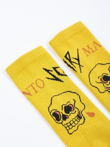 Шкарпетки MANTO Socks Skulls Yellow фото