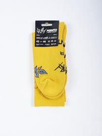 Шкарпетки MANTO Socks Skulls Yellow, Фото № 5