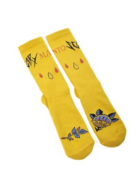 Носки MANTO Socks Skulls Yellow