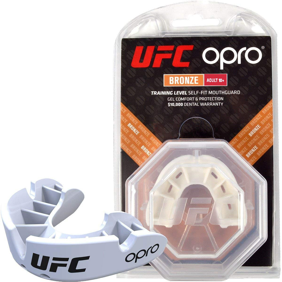 Детская капа OPRO Self-fit UFC Full Pack Junior Bronze