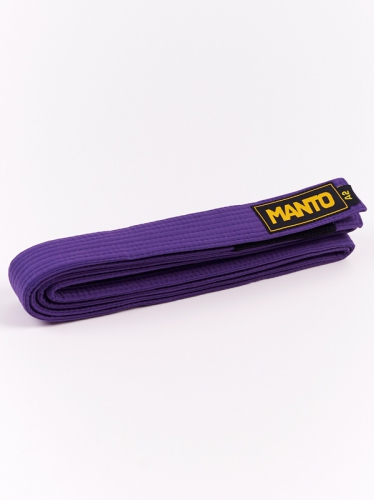 Пояс для кимоно MANTO Logotype BJJ Belt Purple купить