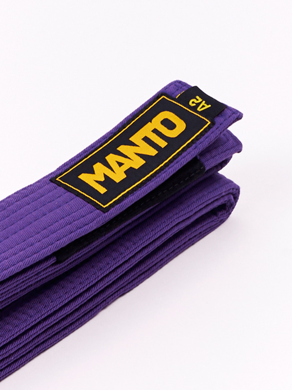 Пояс для кимоно MANTO Logotype BJJ Belt Purple