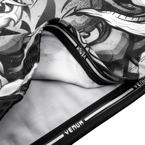 Рашгард Venum Devil Rashguard Long Sleeves White Black де купити