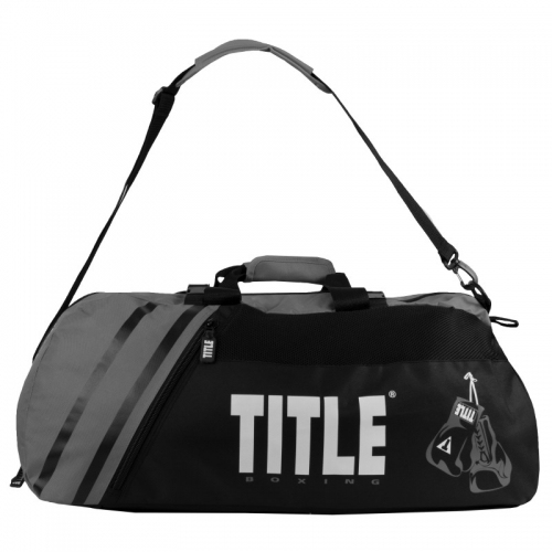 Cумка-рюкзак TITLE World Champion Sport Bag/Back Pack 2.0 Black Grey ціна