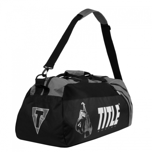 Cумка-рюкзак TITLE World Champion Sport Bag/Back Pack 2.0 Black Grey фото