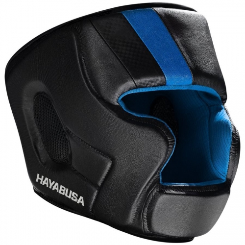 Шлем Hayabusa T3 Striking Headgear Black Blue ціна
