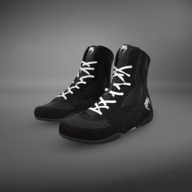Боксерки Venum Contender Boxing Shoes Black White