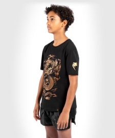 Детская футболка Venum Dragons Flight Kids T-Shirt Black Bronze, Photo No. 2