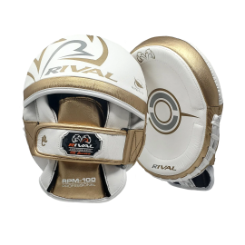 Лапи Rival RPM100 Professional Punch Mitts White Gold