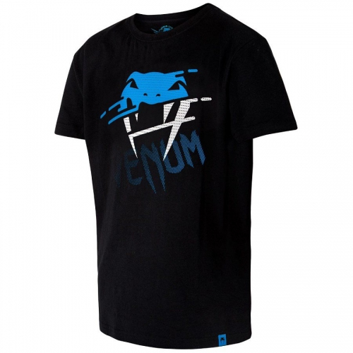 Childrens T-shirt Venum Tornado Kids T-shirt Black Cyan price