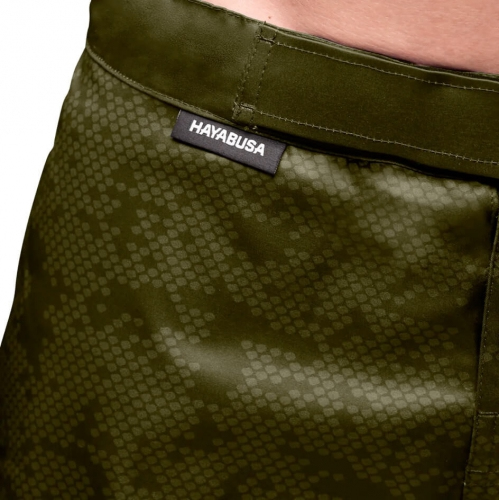 MMA shorts Hayabusa Hex Mid-Length Fight Shorts Green photo